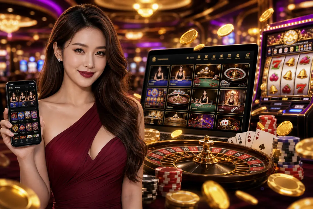 agn888c Casino suasana live streaming meja baccarat